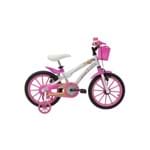 Assistência Técnica e Garantia do produto Bicicleta Athor Aro 16 Baby Lux Feminino com Cestinha Branca com Kit Rosa