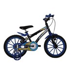 Assistência Técnica e Garantia do produto Bicicleta Athor Aro 16 Baby Lux Masculino Preta com Kit Azul