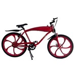 Assistência Técnica e Garantia do produto Bicicleta com Tanque Embutido - Quadro de Alumínio Reforçado para Motorização - Vermelha