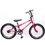 Assistência Técnica e Garantia do produto Bicicleta Cross BMX Aro 20 Ultra V Break Rosa Cromada