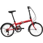 Assistência Técnica e Garantia do produto Bicicleta Dobrável Durban Bay 6 Aro 20 6 Marchas - Vermelha