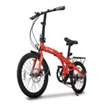 Assistência Técnica e Garantia do produto Bicicleta Dobravel Two Dogs Pliage Plus 7 Marchas Freio a Disco Vermelha