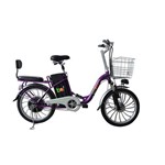 Assistência Técnica e Garantia do produto Bicicleta Elétrica Biobike, Quadro em Aço, Modelo URBANA-ROXA