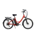 Assistência Técnica e Garantia do produto Bicicleta Elétrica Biobike, Quadro em Alumínio, Modelo STYLE-VERMELHA