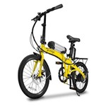 Assistência Técnica e Garantia do produto Bicicleta Elétrica Dobrável Two Dogs Pliage Amarela