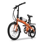 Assistência Técnica e Garantia do produto Bicicleta Elétrica Dobrável Two Dogs Pliage Laranja