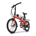 Assistência Técnica e Garantia do produto Bicicleta Elétrica Dobrável Two Dogs Pliage Vermelha