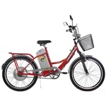 Assistência Técnica e Garantia do produto Bicicleta Elétrica TKX City Plus Aro 24 350W Vermelha - Track Bikes