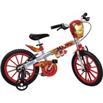 Assistência Técnica e Garantia do produto Bicicleta Infantil Bandeirante Homem de Ferro Vingadores Aro 16" - Prata/Vermelha