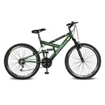 Assistência Técnica e Garantia do produto Bicicleta Kyklos Aro 26 Caballu 7.5 21V A-36 Verde Bandeira