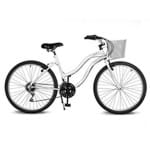 Assistência Técnica e Garantia do produto Bicicleta Kyklos Aro 26 Leme 6.5 Freio Manual com Cesta 21V Pink