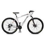 Assistência Técnica e Garantia do produto Bicicleta Kyklos Aro 29 Endurance 9.7 24V Freio a Disco com Suspensão A-36 Branco/Laranja
