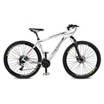 Assistência Técnica e Garantia do produto Bicicleta Kyklos Aro 29 Endurance 9.7 24V Freio a Disco com Suspensão A-36 Branco/Vermelho
