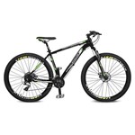 Assistência Técnica e Garantia do produto Bicicleta Kyklos Aro 29 Endurance 9.7 24V Freio a Disco com Suspensão A-36 Preto/Verde