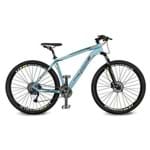 Assistência Técnica e Garantia do produto Bicicleta Kyklos Aro 29 Endurance 9.9 27 V. Freio Hidráulica com Trava Azul/Laranja
