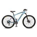 Assistência Técnica e Garantia do produto Bicicleta Kyklos Aro 29 Endurance 9.9 27 V. Freio Hidráulica com Trava Azul/Vermelho