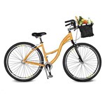 Assistência Técnica e Garantia do produto Bicicleta Kyklos Aro 29 Urbis 8.4 V-Brake Sem Marcha com Cesta Amarelo