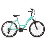 Assistência Técnica e Garantia do produto Bicicleta Mormaii Alumínio Aro 26 Urbana Sunset Way - Verde / Branco