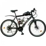 Assistência Técnica e Garantia do produto Bicicleta Motorizada 48cc 2 Tempos - Quadro de Alumínio - Preta