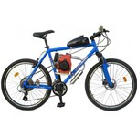 Assistência Técnica e Garantia do produto Bicicleta Motorizada 49cc 4 Tempos - Quadro de Alumínio - Azul