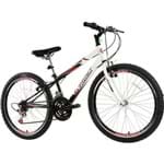 Assistência Técnica e Garantia do produto Bicicleta Track Axess Aro 24 18 Aço Marchas - Branco/Preto