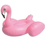 Assistência Técnica e Garantia do produto Boia Inflável Flamingo Gigante de Piscina Rosa 190 Cm