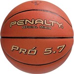 Assistência Técnica e Garantia do produto Bola de Basquete Pró 5.7 Oficial Mirim Laranja e Amarelo - Penalty