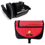 Assistência Técnica e Garantia do produto Kit Bolsa ACTE A26 para Guidão de Bicicleta + Bolsa para Selim de Bicicleta ACTE A24