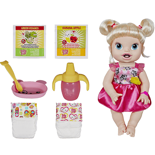 Assistência Técnica e Garantia do produto Boneca Baby Alive Hora de Comer Loira - Hasbro