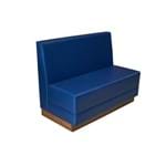 Assistência Técnica e Garantia do produto Booths Simples 1,20 Sofa para Restaurante Azul