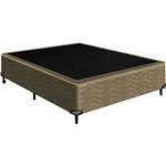 Assistência Técnica e Garantia do produto Box Casal LightSpuma Universal Suede Bege - 138x188x30cm