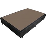 Assistência Técnica e Garantia do produto Box Casal Pelmex Chenile Preto - 138x188x22cm