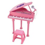 Assistência Técnica e Garantia do produto Brinquedo Infantil Instrumento Musical Piano Sinfonia Rosa Yes