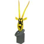 Assistência Técnica e Garantia do produto Cabeça de Antilope Decorativo Resina Amarelo - Fullway