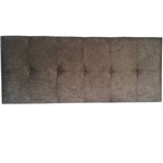 Assistência Técnica e Garantia do produto Cabeceira Cama Box Solteiro Veneza Suede Amassado Marrom Almofadado 90 X 60 Cm Rbl