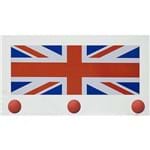 Assistência Técnica e Garantia do produto Cabideiro de Parede Flag England 3 Ganchos Branco - Kapos