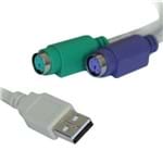 Assistência Técnica e Garantia do produto Cabo Adaptador USB MA P/ 2PS2 Fem 20cm - Cia do Software