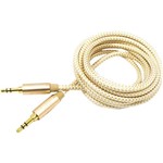 Assistência Técnica e Garantia do produto Cabo de Áudio Stereo P2 Premium Sm - Casp2 1,8M Dourado - Sumay