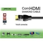 Assistência Técnica e Garantia do produto Cabo HDMI High Speed 1.4 C/ Ethernet Special 5 Metros - Diamond Cable