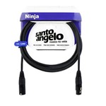 Assistência Técnica e Garantia do produto Cabo Microfone Santo Angelo Ninja Lw 10ft 3m Xlr