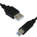 Assistência Técnica e Garantia do produto Cabo USB A/B 2.0 1,80m - Cia do Software