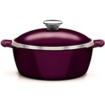 Assistência Técnica e Garantia do produto Cacarola Tramontina Design Collection Coccote 14Cm Lyon Purpura - Sem Indução