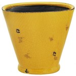 Assistência Técnica e Garantia do produto Cachepot de Cerâmica Amarela Iv