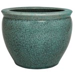 Assistência Técnica e Garantia do produto Cachepot em Porcelana Verde Craquelado 19 X 25 Cm