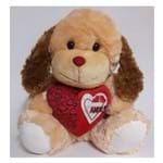 Assistência Técnica e Garantia do produto Cachorro de Pelúcia com Coração Vermelho - 40cm - Fizzy