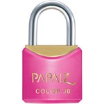 Assistência Técnica e Garantia do produto Cadeado Color Line 30mm Rosa Papaiz