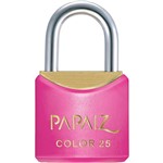 Assistência Técnica e Garantia do produto Cadeado CR25 SM Color Rosa - Papaiz