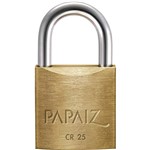 Assistência Técnica e Garantia do produto Cadeado Papaiz CR25 KA2 SM Dourado Twin Pack