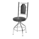 Assistência Técnica e Garantia do produto Cadeira Assento Estofado Móveis Brastubo Cromado/Preto