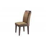 Assistência Técnica e Garantia do produto Cadeira Athenas 100% MDF (Kit com 2 Cadeiras) - Móveis Rufato - Café/ Animale - Móveis Bom de Preço -